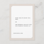 シック・サークル結婚ズ エンクロージャーカード (裏面)