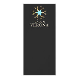 シック&シザーロゴエレガントヘアサロン ラックカード