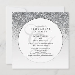 シック・シルバーグリッター結婚ズ・リハーサル・ディナー