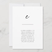 シック+シンプルモダン台本アルファベット席C (正面)