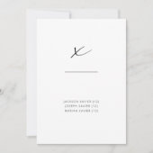 シック+シンプルモダン台本アルファベットX (正面)