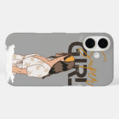 シック スイッチガール iPhoneケース" Case-Mate iPhoneケース (裏面 (横))