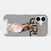 シック スイッチガール iPhoneケース" iPhone 16ケース (裏面横)