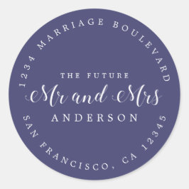 シック・スクリプト未来ミセス結婚ズ差出人住所 ラウンドシール