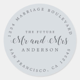 シック・スクリプト未来ミセス結婚ズ差出人住所 ラウンドシール