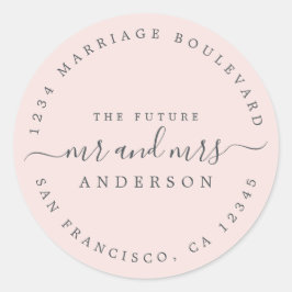 シック・スクリプト未来ミセス結婚ズ差出人住所 ラウンドシール