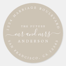 シック・スクリプト未来ミセス結婚ズ差出人住所 ラウンドシール