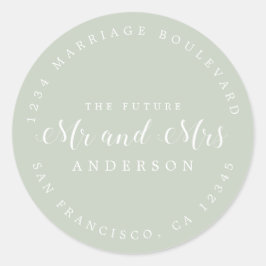 シック・スクリプト未来ミセス結婚ズ差出人住所 ラウンドシール