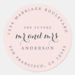 シック・スクリプト未来ミセス結婚ズ差出人住所 ラウンドシール