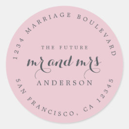 シック・スクリプト未来ミセス結婚ズ差出人住所 ラウンドシール