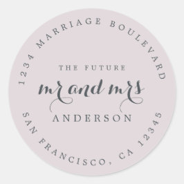 シック・スクリプト未来ミセス結婚ズ差出人住所 ラウンドシール
