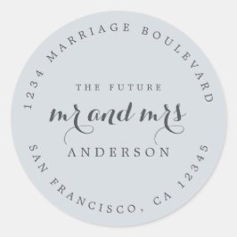 シック・スクリプト未来ミセス結婚ズ差出人住所 ラウンドシール