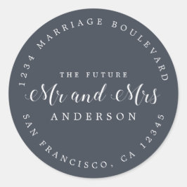 シック・スクリプト未来ミセス結婚ズ差出人住所 ラウンドシール