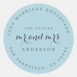 シック・スクリプト未来ミセス結婚ズ差出人住所 ラウンドシール