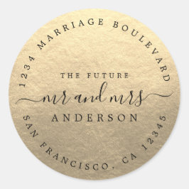 シック・スクリプト未来ミセス結婚ズ差出人住所 ラウンドシール