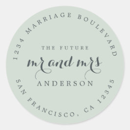 シック・スクリプト未来ミセス結婚ズ差出人住所 ラウンドシール