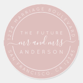 シック・スクリプト未来ミセス結婚ズ差出人住所 ラウンドシール