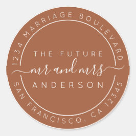 シック・スクリプト未来ミセス結婚ズ差出人住所 ラウンドシール