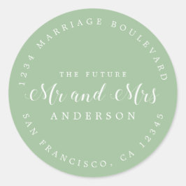 シック・スクリプト未来ミセス結婚ズ差出人住所 ラウンドシール