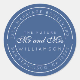 シック・スクリプト未来ミセス結婚ズ差出人住所 ラウンドシール