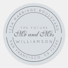 シック・スクリプト未来ミセス結婚ズ差出人住所 ラウンドシール