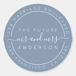 シック・スクリプト未来ミセス結婚ズ差出人住所 ラウンドシール