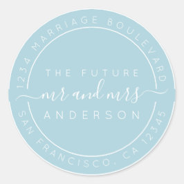 シック・スクリプト未来ミセス結婚ズ差出人住所 ラウンドシール