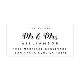 シック・スクリプト未来ミセス結婚ズ差出人住所 ラバースタンプ