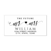 シック・スクリプト未来ミセス結婚ズ差出人住所 ラバースタンプ (インプリント)