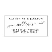 シック・スクリプト未来ミセス結婚ズ差出人住所 ラバースタンプ (インプリント)