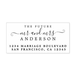 シック・スクリプト未来ミセス結婚ズ差出人住所 ラバースタンプ