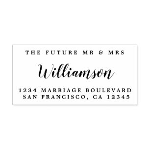 シック・スクリプト未来ミセス結婚ズ差出人住所 ラバースタンプ