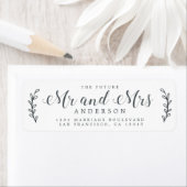 シック・スクリプト未来ミセス結婚ズ差出人住所 ラベル (インサイチュ)