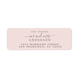 シック・スクリプト未来ミセス結婚ズ差出人住所 ラベル