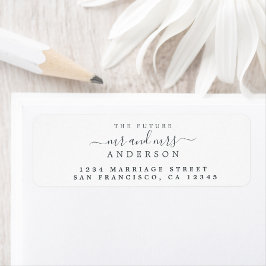 シック・スクリプト未来ミセス結婚ズ差出人住所 ラベル