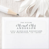 シック・スクリプト未来ミセス結婚ズ差出人住所 ラベル (インサイチュ)