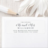 シック・スクリプト未来ミセス結婚ズ差出人住所 ラベル (インサイチュ)