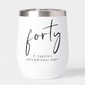 シック・スクリプト40th誕生日パーティー (背面)