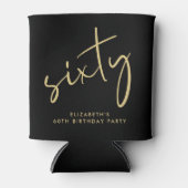 シック・スクリプト60th誕生日パーティー 缶クーラー (正面)