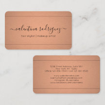 シック・スクリプト・シグネチャー・フェイク銅箔ミニマリスト