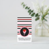 シック・スストライプのトロベリー・チョコレート・ストロベリー 名刺 (スタンド正面)