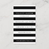 シック&ズドレスタイリッシュスブライダルブティック 名刺 (裏面)