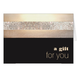 シック&セックエレガントイン金ゴールドブラックギフトカード