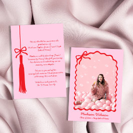 シック・タッセルボウGrad写真2025卒業 案内状