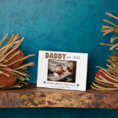 シック・ダディが娘の初恋の写真を確立 フォトプラーク (側面)