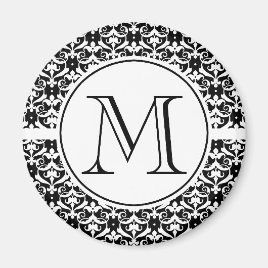 シック・ダマスク マグネット (正面)