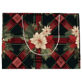 「シック・チェック抱き枕」 ラージペーパーバッグ (裏面)