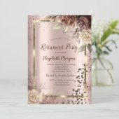 シック・テラコッタダイアモンズ紙吹雪退職 招待状 (スタンド正面)