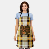 シック&トレンディーオータムビベス エプロン (着用した状態)