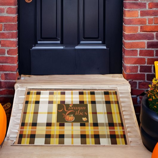 シック&トレンディーオータムビベス ドアマット